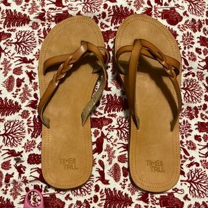 Time and Tru Sandals flip flops